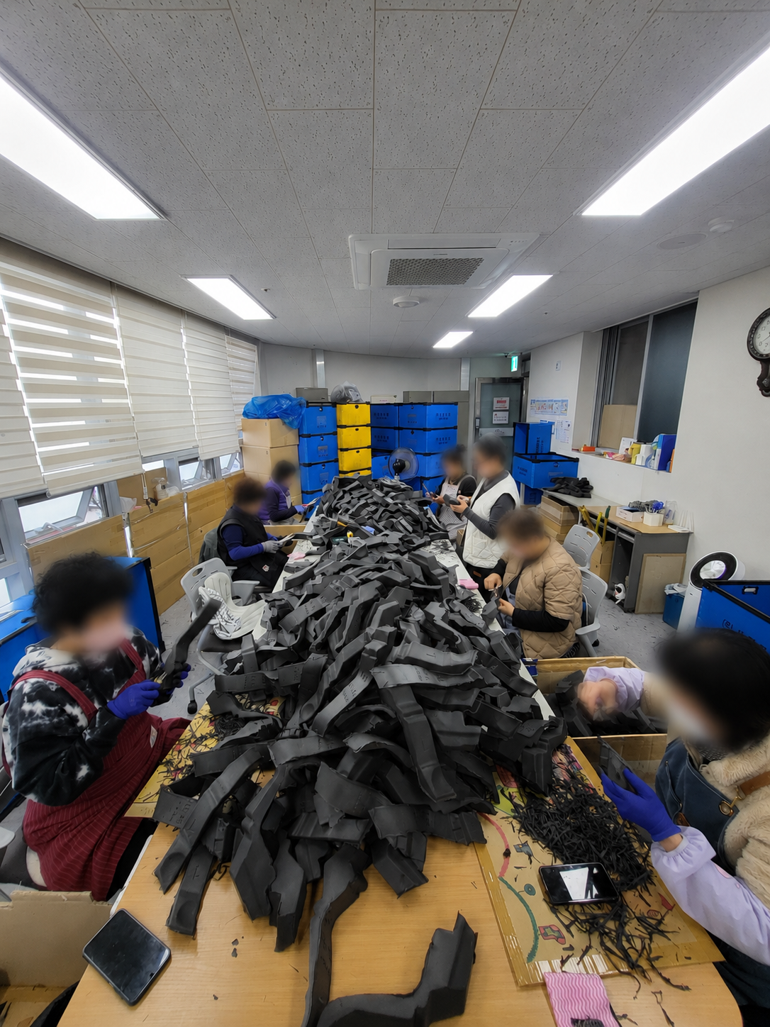 희망공방 사업단 작업 활동 모습